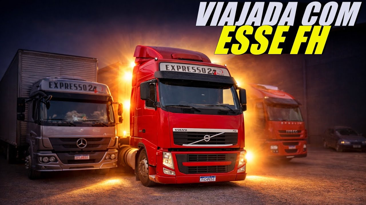 ACELERANDO ESSE VOLVO FH... O PRIMEIRO CONJUNTO QUE JA TRABALHEI!!!
