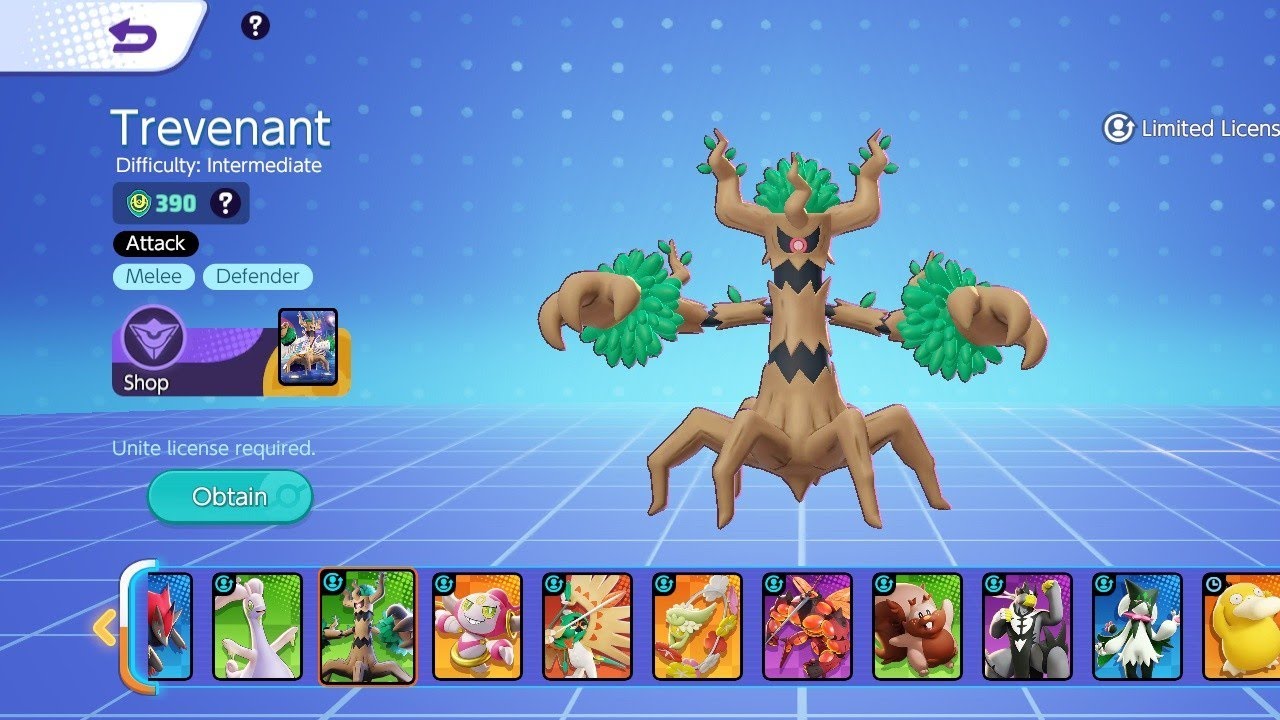 Pokemon Unite Trevenant GamePlay:Part 61 (No Commentary)