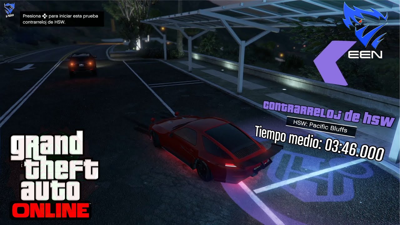 GTAV: CONTRARELOJ CON AUTO EXCLUSIVO HSW