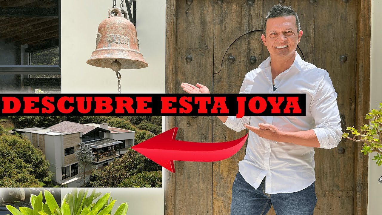 INCREIBLES espacios en Esta casa CAMPESTRE DE  Lujo Cerca de Medellin USD$896,000