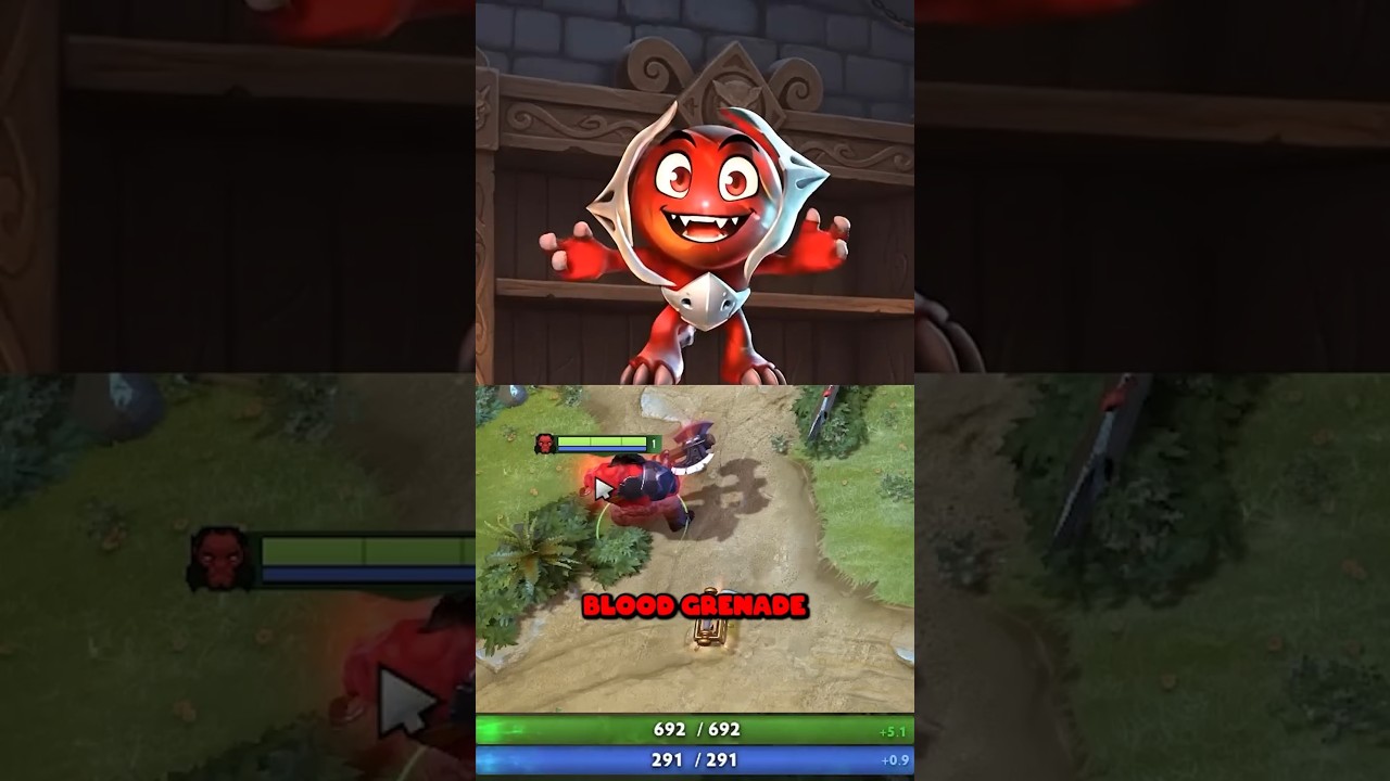 Что делает Blood Grenade? #dota2shorts #титандота2 #dota2 #дотка #дота #дота2 #shorts #dota2
