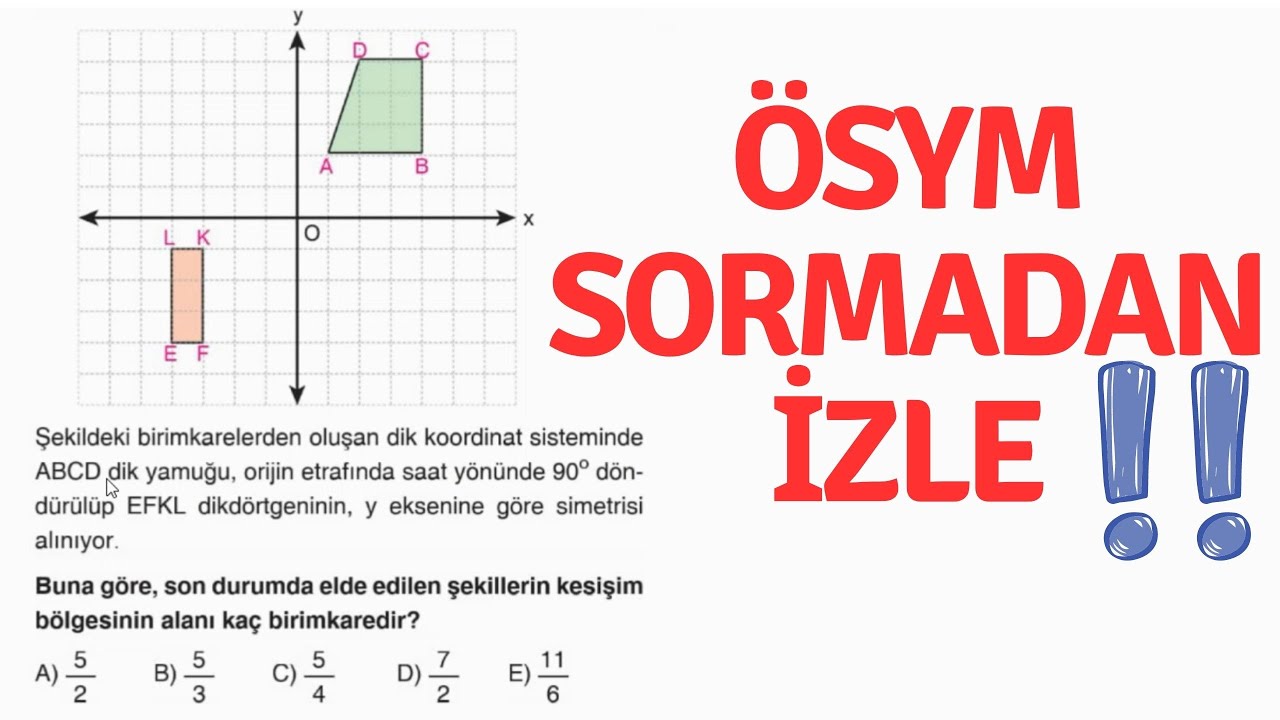 🎯DÖNÜŞÜM GEODAN SAĞLAM SORU💪