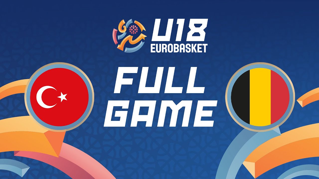 Group Phase | Türkiye v Belgium | Full Basketball Game | FIBA U18 EuroBasket 2024
