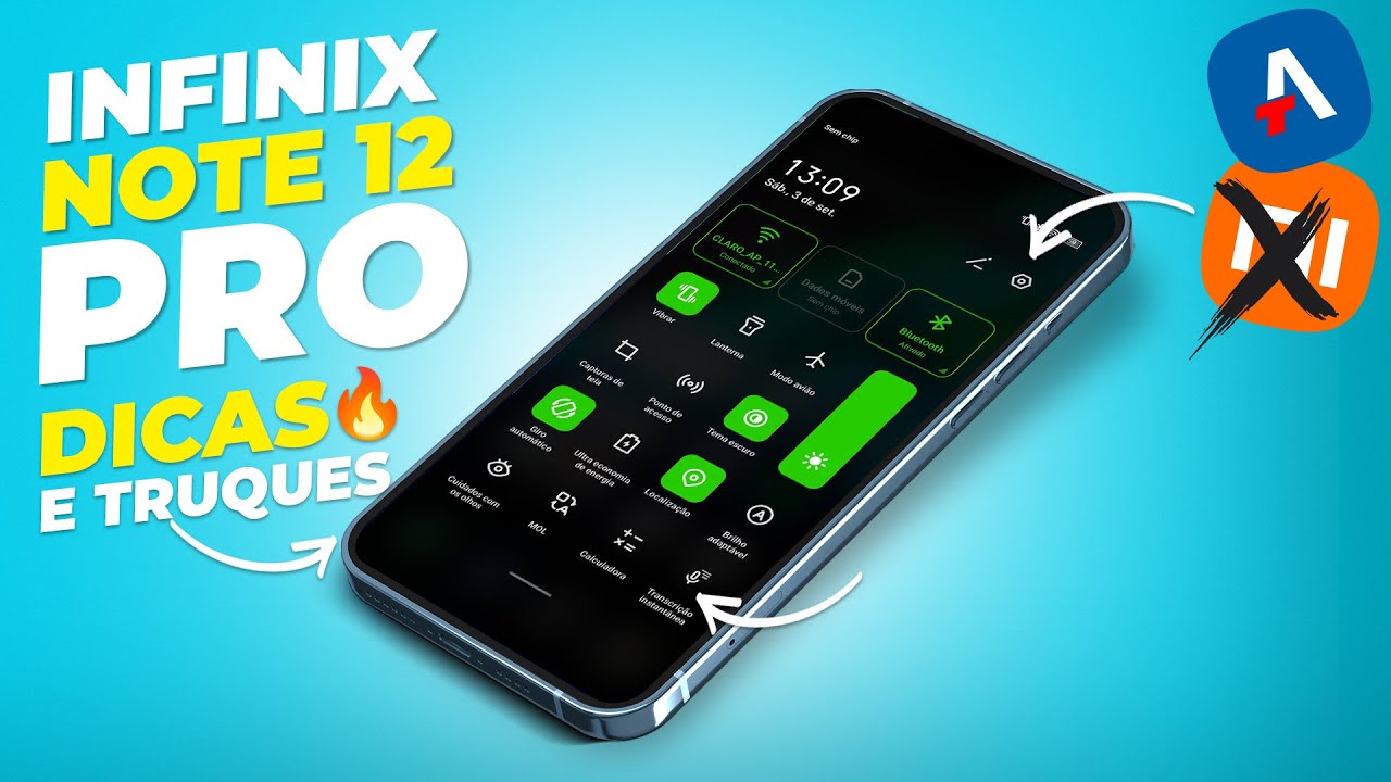 XIAOMI com INVEJA🧿10 DICAS e TRUQUES para INFINIX 12 PRO! XOS MELHOR que MIUI 13!?