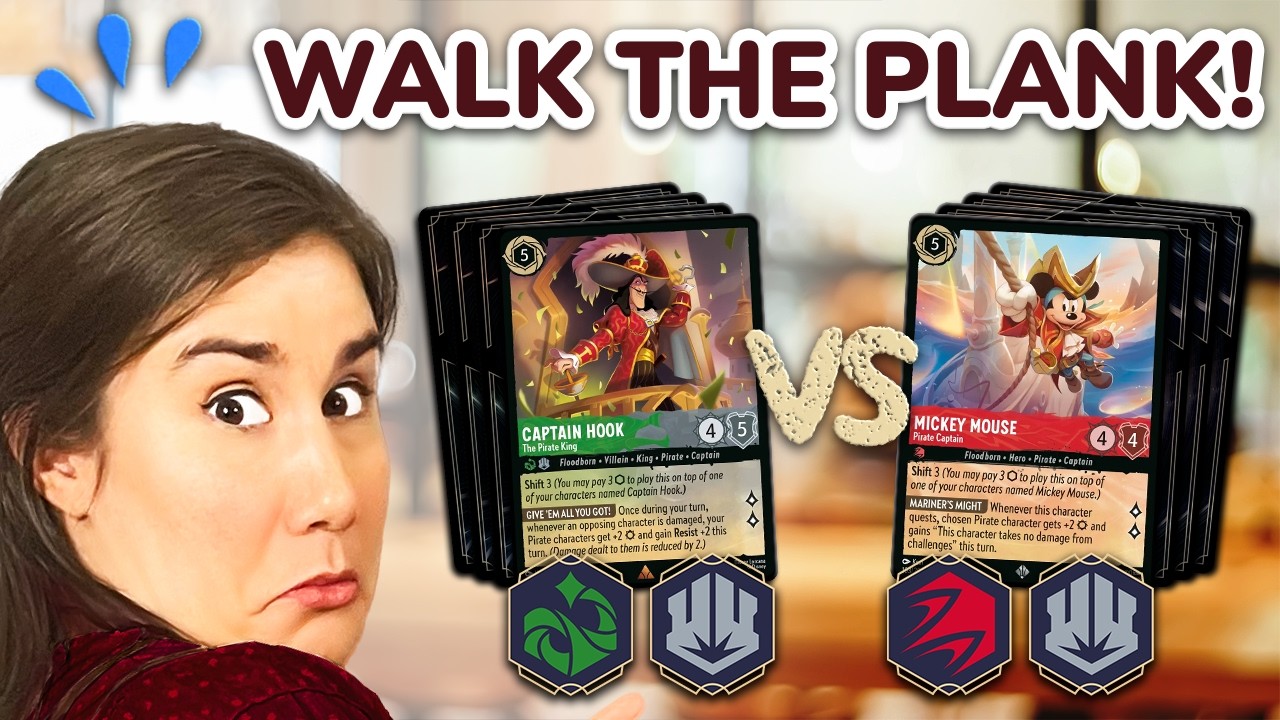 When Both Players Bring Lorcana Pirates... | Green Steel Pirates vs. Red Steel Pirates
