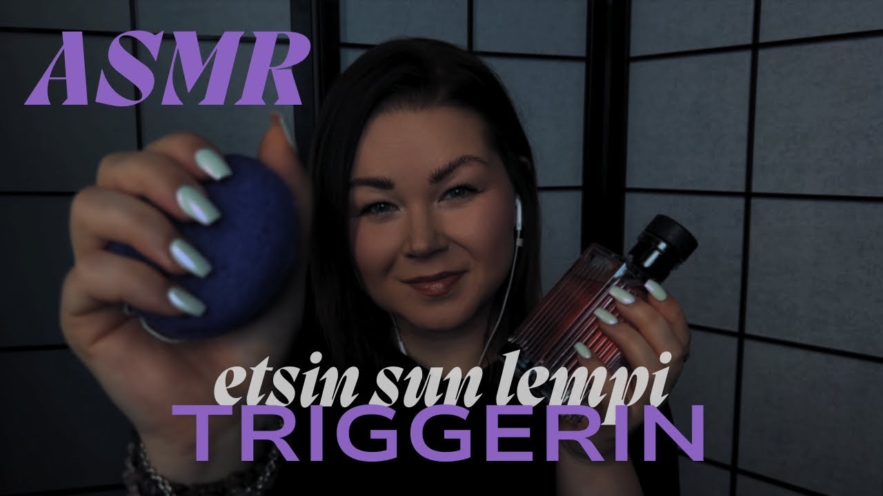 ASMR Suomi – Etsin sun lempitriggerin nukahtamiseen 😴 Whispering, Slime, Tapping, Mic Triggers