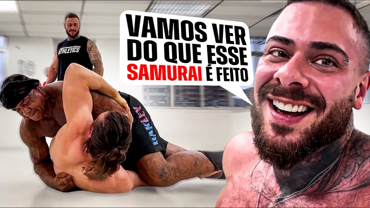 LEO STRONDA ME FEZ UM DESAFIO DE JIU JITSU