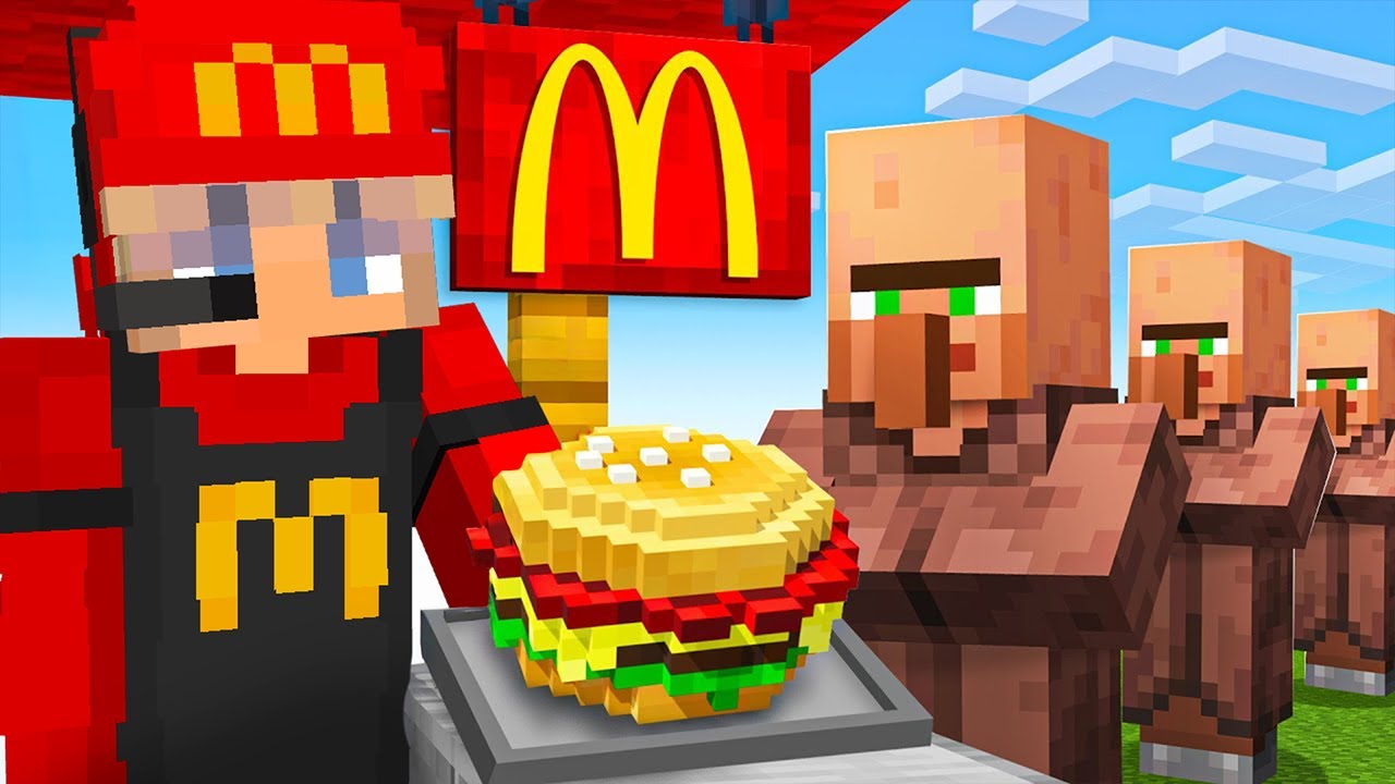 Jag Öppnade En Egen McDonalds i Minecraft!
