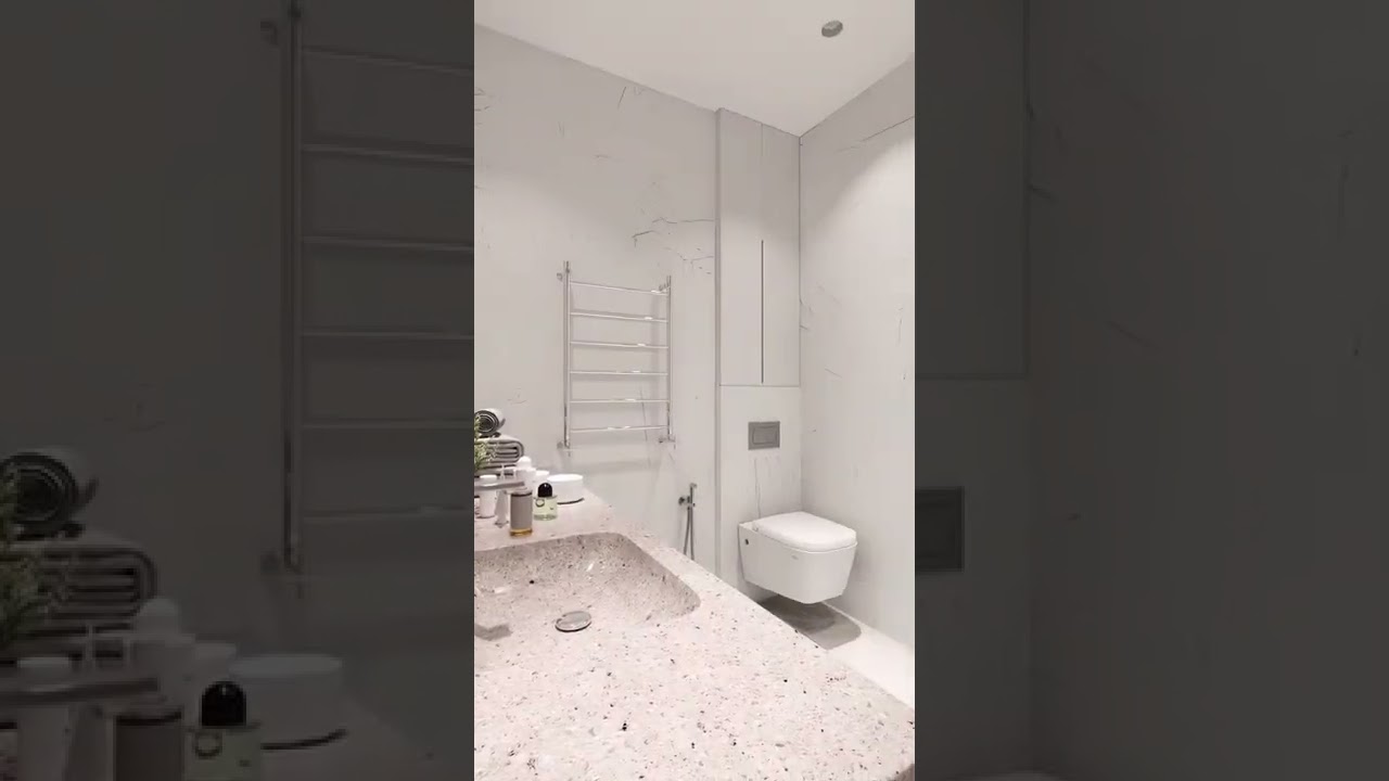 Ванная комната в современном стиле I bathroom interior in a modern style #shorts