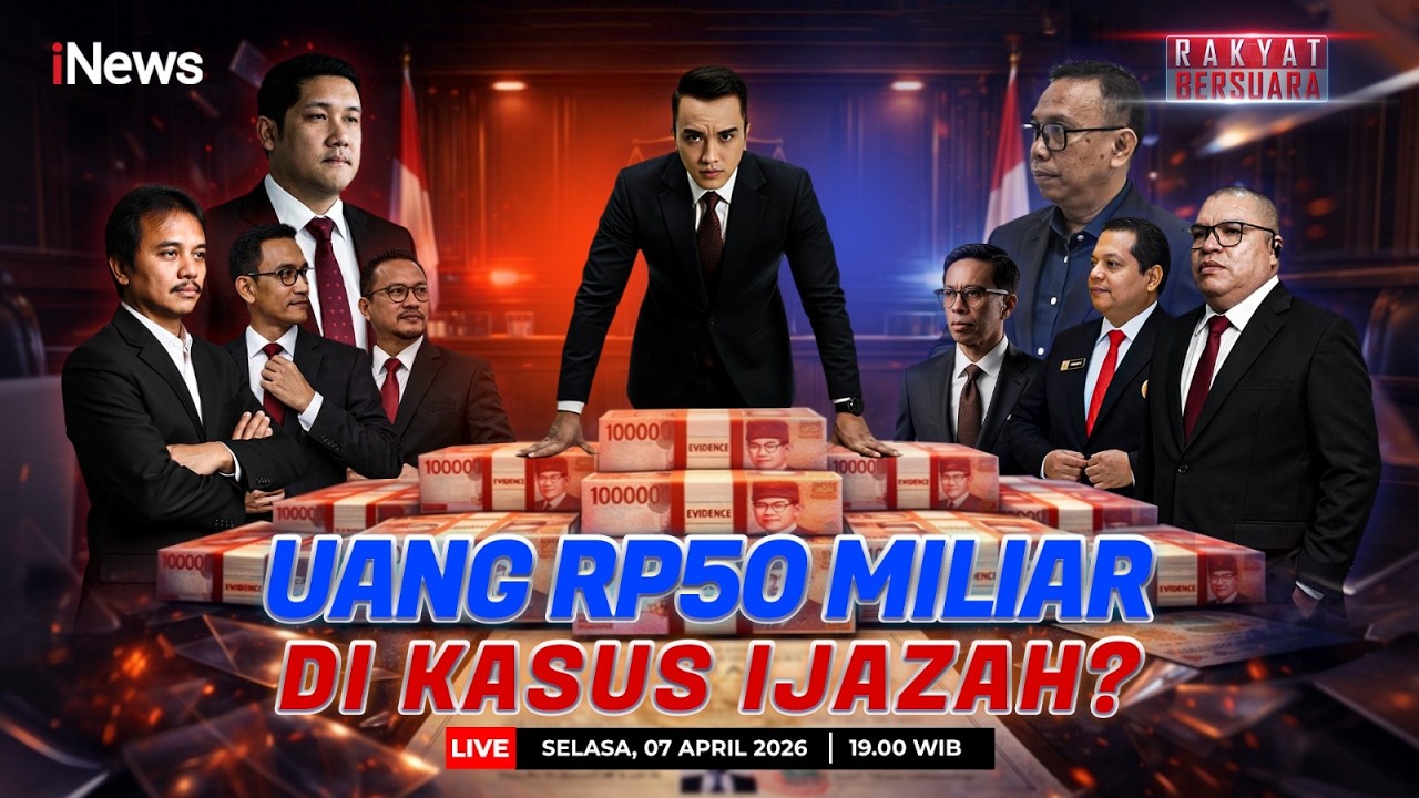 🔴LIVE UANG RP50 MILIAR DI KASUS IJAZAH? | RAKYAT BERSUARA