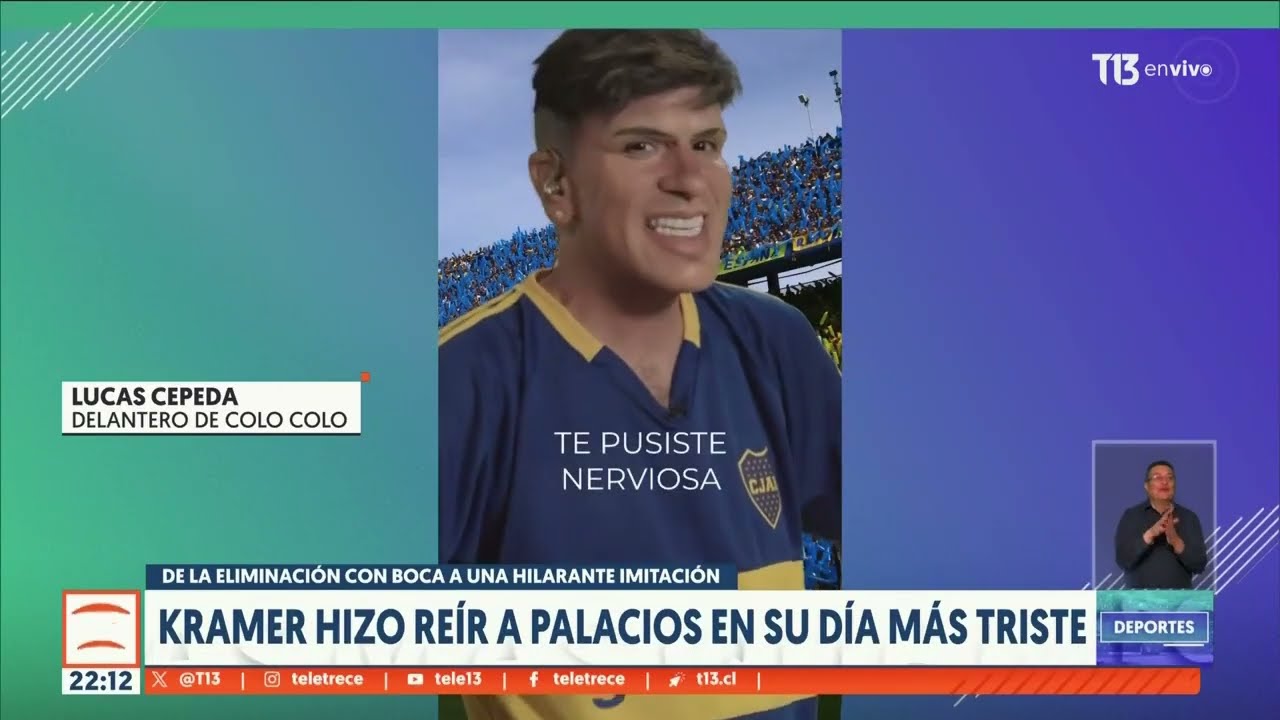 Kramer hizo reír a Palacios en su día más triste