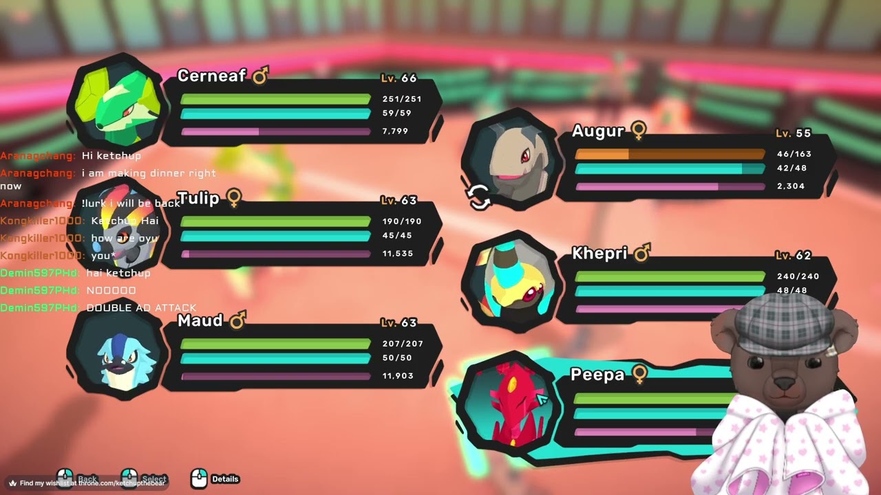 Playing more Temtem!~ Doing the Sasaya dojo fight and catching some new temtems!~