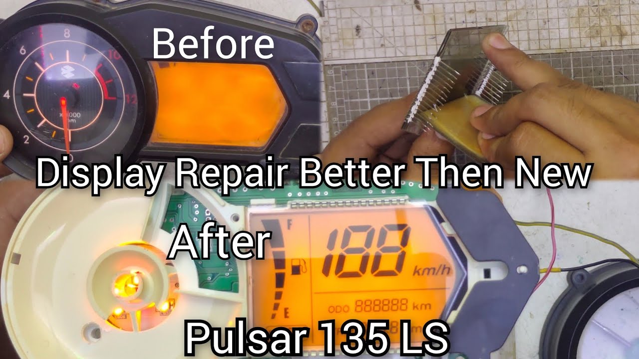 Pulsar 135 LS Meter Display Repair Better Then New