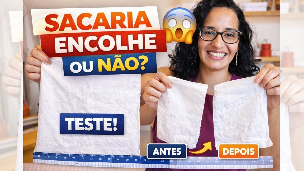 Molhei a Sacaria Antes de Costurar… Olha o Que Aconteceu
