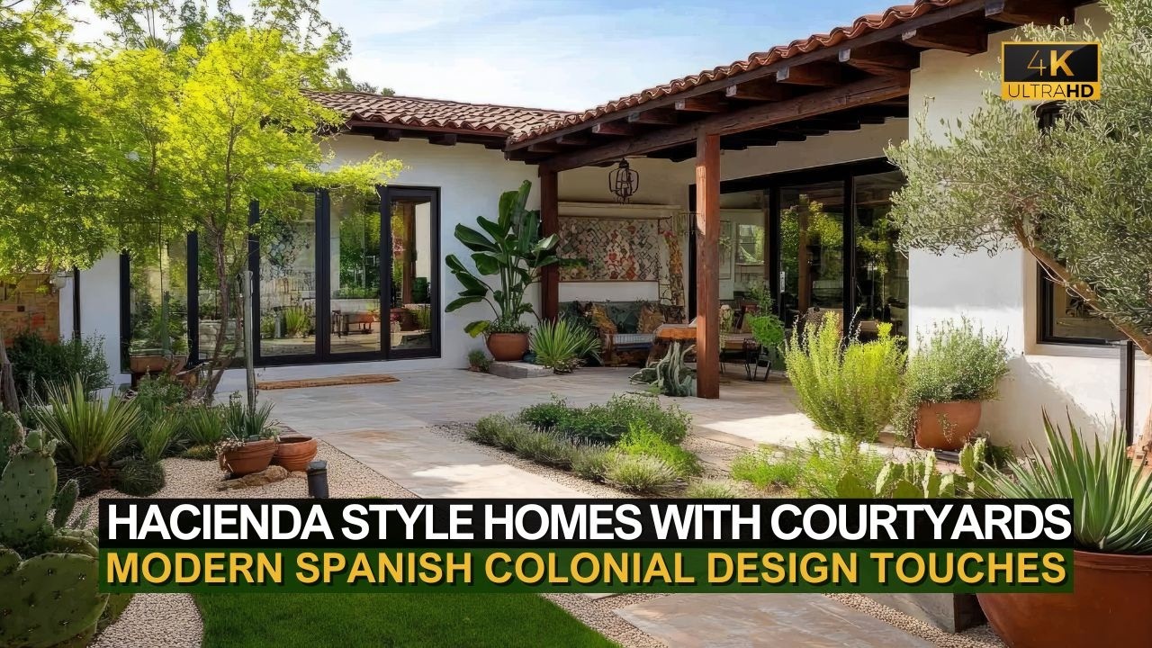 Discover Hacienda Style Homes with Courtyards and Modern Spanish Colonial Touches