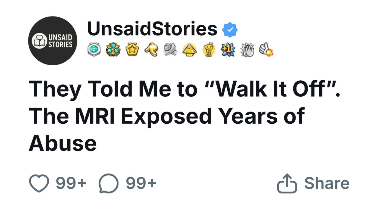 They Told Me to “Walk It Off” — The MRI Exposed Years of Abuse