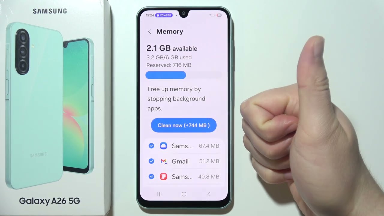 Samsung Galaxy A26 5G: How to Check RAM