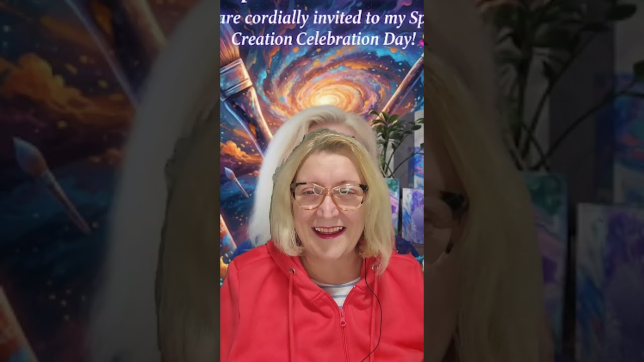 SUNDAY'S COFFEE TIME!  NANA'S FLUID REFLECTION ART @sanjahotko8585 LIVE #youtubelives #creators