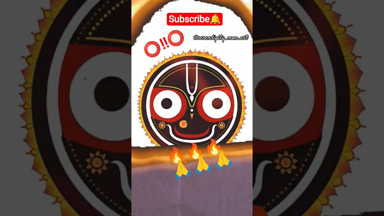 Jagannath ⭕‼️⭕ Art | Paper Burning Viral Transition | Rathayatra 