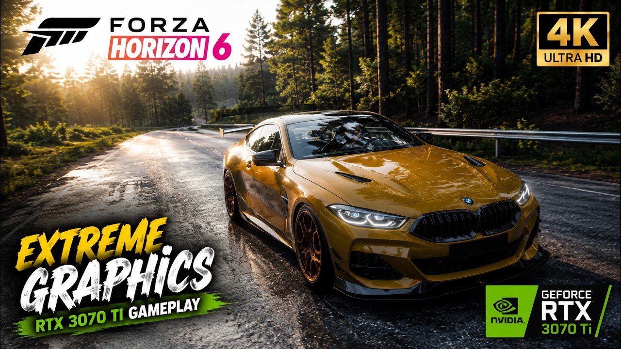 BMW M8 Widebody Gameplay 🔥 | RTX 3070 Ti | Forza Horizon 6 4K Ultra Realistic #forzahorizon6