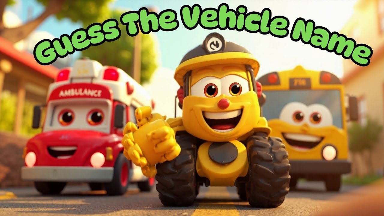 Guess the Special Purpose Vehicles Names | Can You Get Them All? | Vehicles Names For Kids