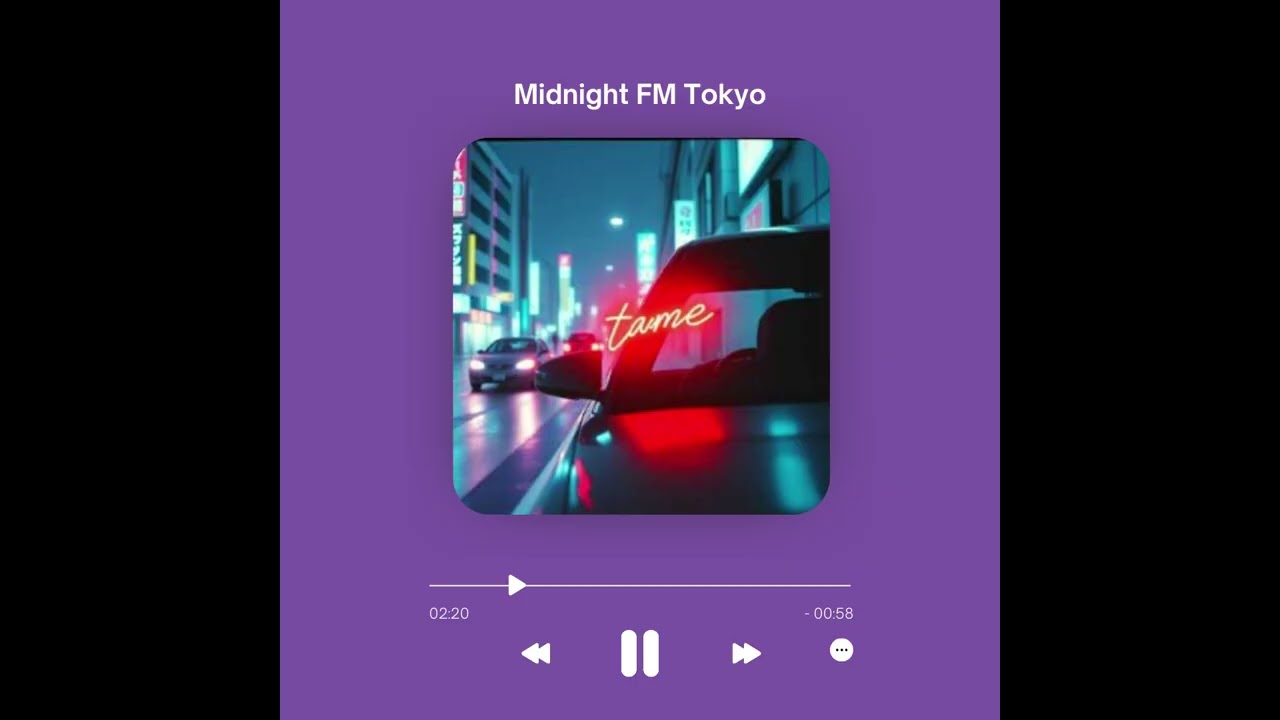 Midnight FM Tokyo 🌃  Japan City Pop 80s &bull; Retro Synth Pop Night Drive