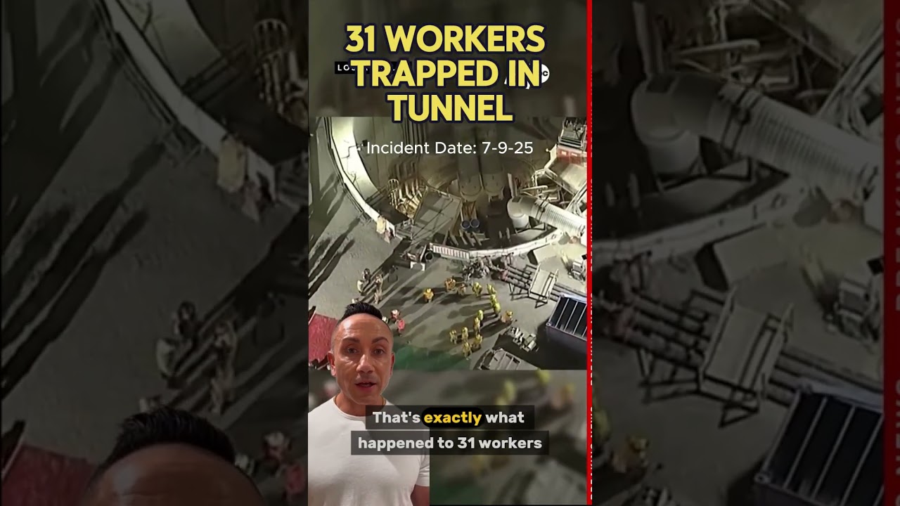 31 Workers Trapped in Tunnel Collapse