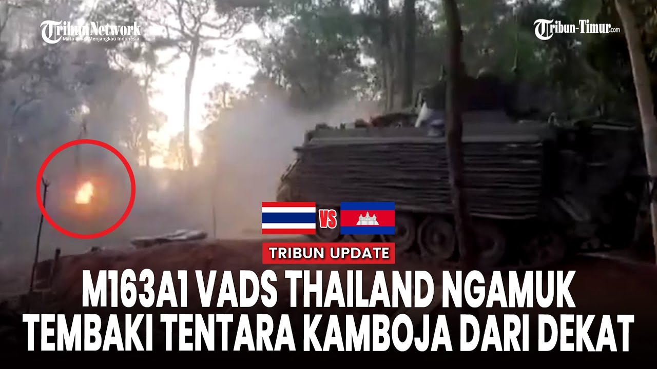 M163A1 VADS Dikerahkan Thailand ke Medan Darat: Militer Kamboja Jadi Sasaran