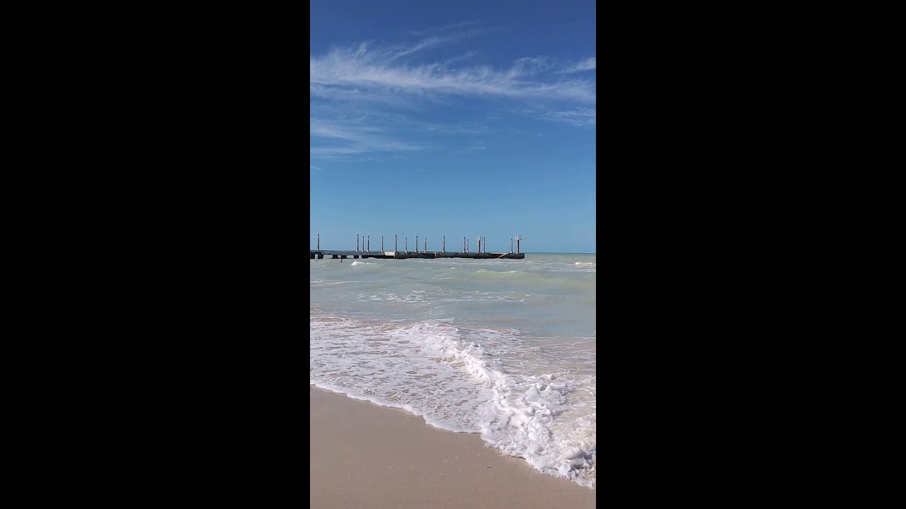 Playa Sisal en Sisal Yucatan Mexico #Shorts