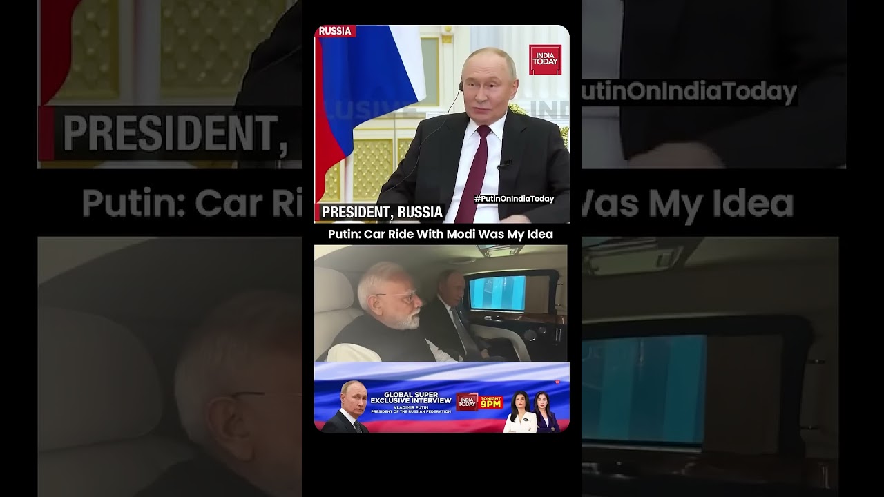 Vladimir Putin spoke to India Today in a world exclusive interview | #putininterview #putininindia