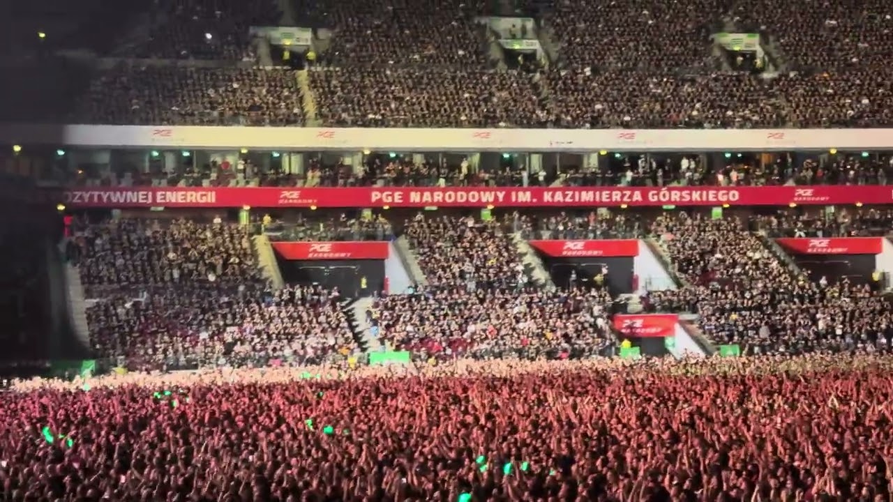 Iron Maiden Wasted years live Warsaw PGE Narodowy 02.08.2025 Polska 4K