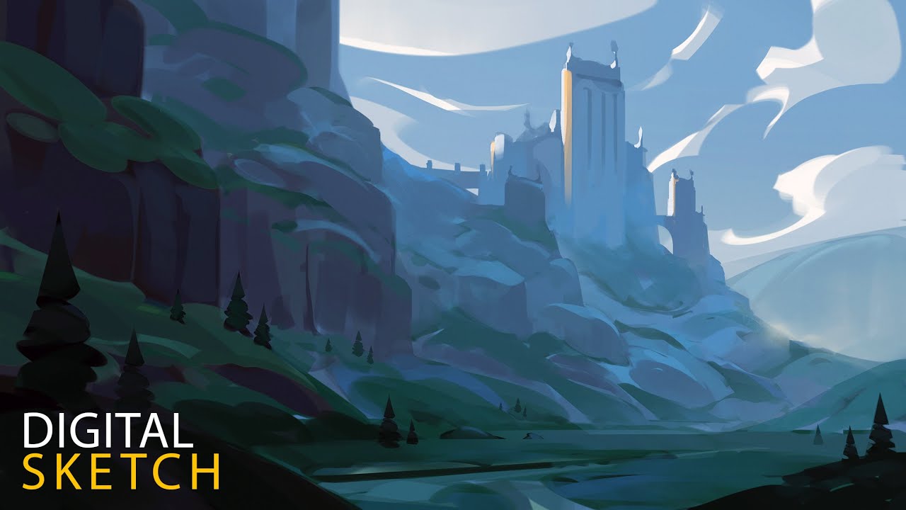 Castle: Digital Sketch