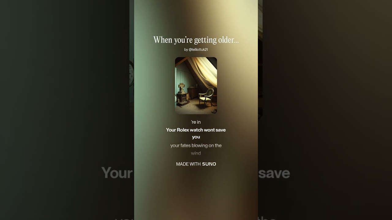 When you’re getting older remastered.
