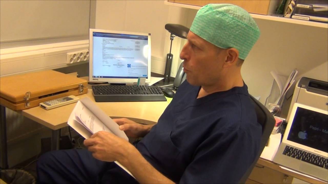 Jarkko Paloniemi silmien laserleikkauksessa Medilaserilla