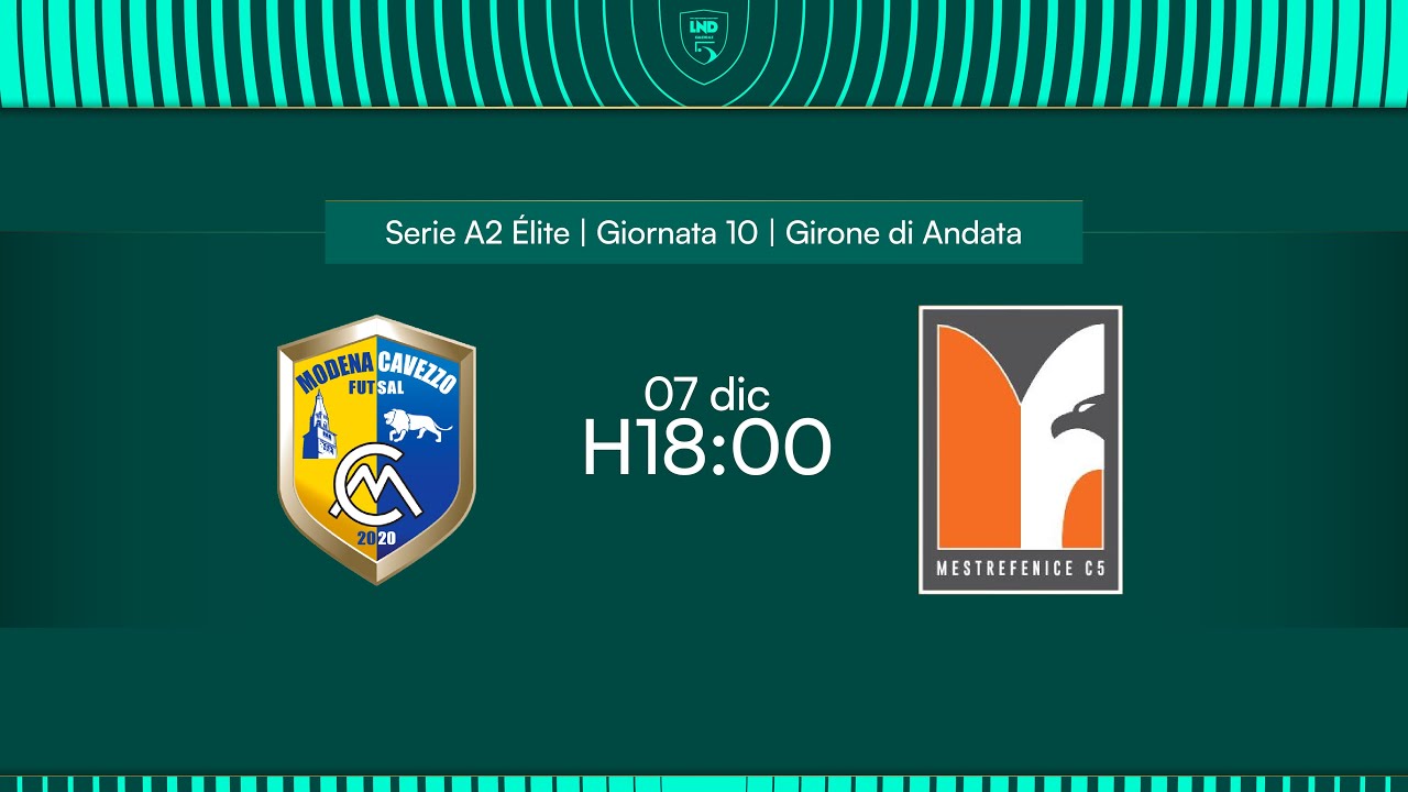 Modena Cavezzo-MestreFenice 4-5 | 10ª giornata | Serie A2 Élite 2024/2025 - Girone A