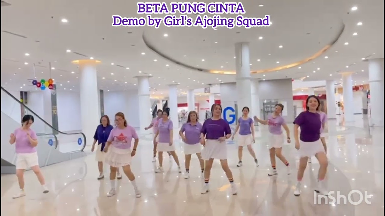 BETA PUNG CINTA LINE DANCE|Choreo Caecilia Maria Fatruan|Demo by Girl's Ajojing Squad 