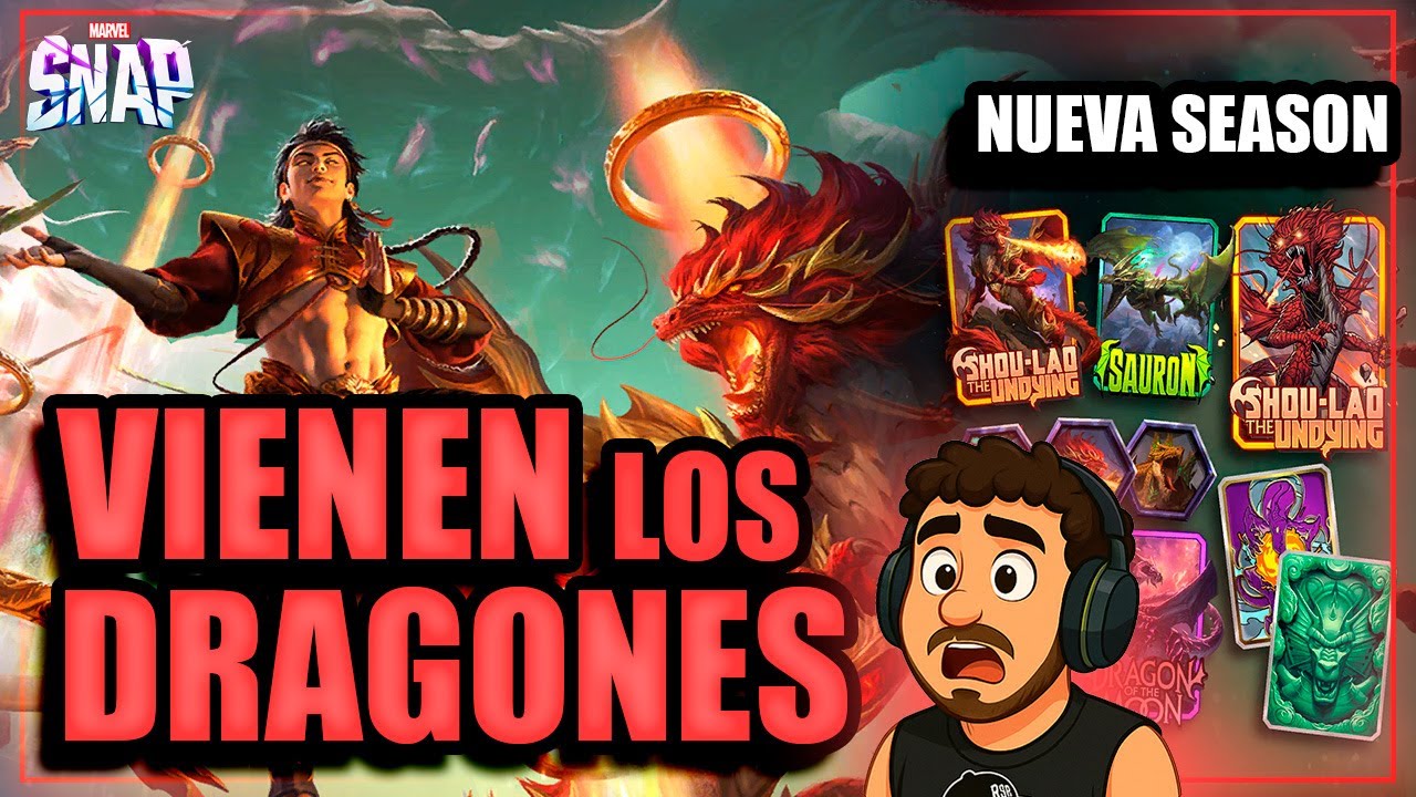 🔥 REACCIONANDO a la NUEVA temporada de DRAGONES (Marvel Snap) &ndash; Parte 1 😱 (filtraci&oacute;n de enero)