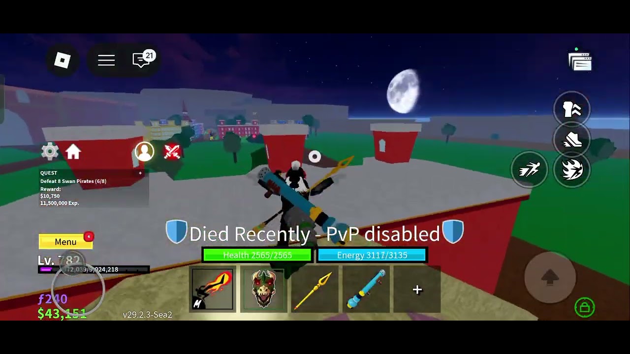 Grinding money in blox fruit pls sub guys