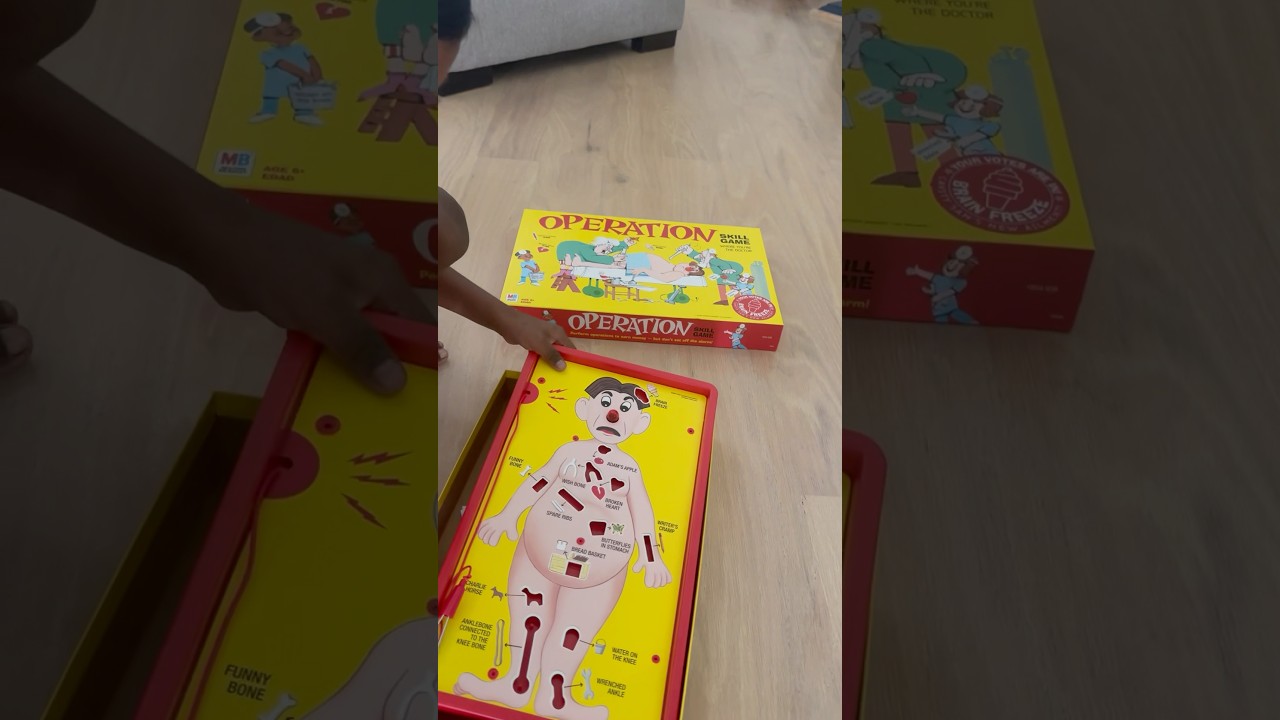 Unboxing Operations skill game 🩺🩻🥼👨&zwj;⚕️ #boardgames #operation #skillgaming #unboxing