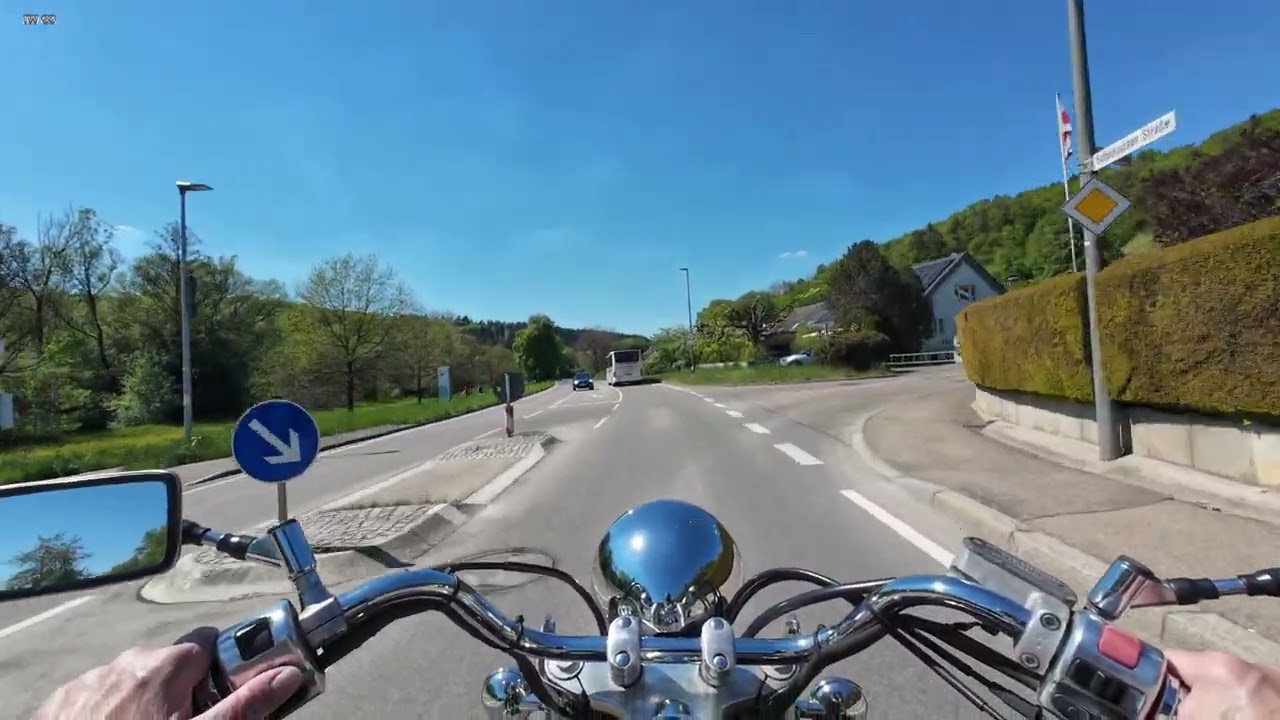 Motorrad 🏍️ Mai 2025 Aichtal-Neuenhaus - L1185 - L1209  #motovlog #xvs650