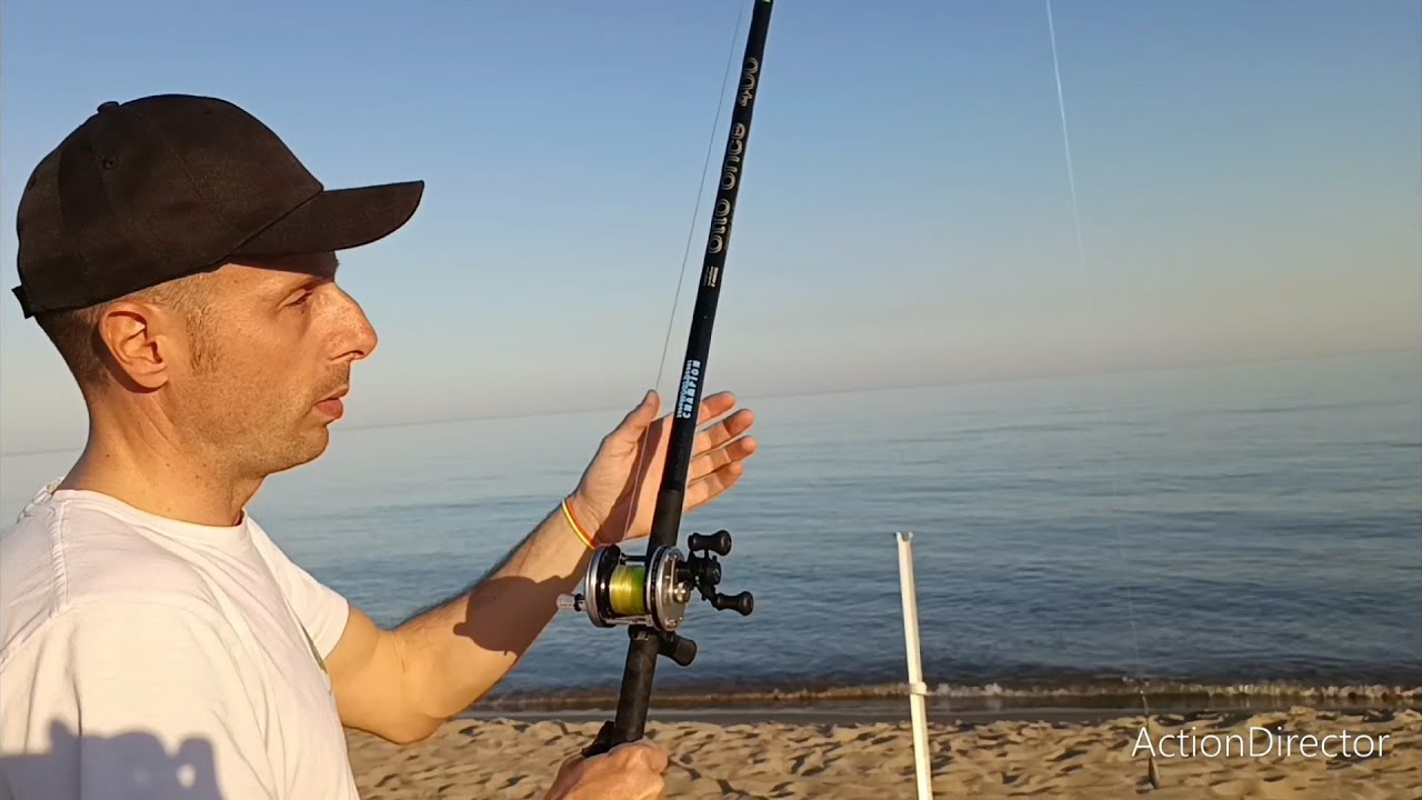 PESCA DALLA SPIAGGIA... BASSA O ALTA MAREA. CANNE IMPAZZITE