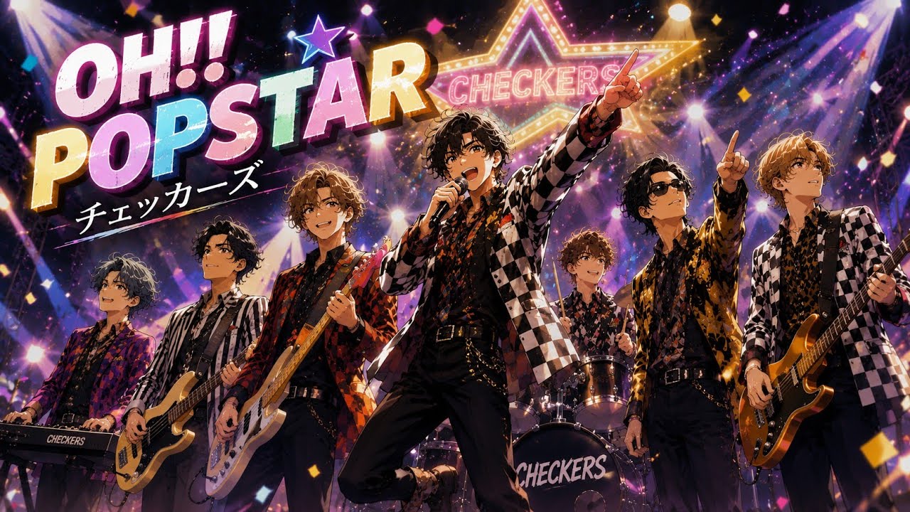 OH!! POPSTAR / チェッカーズ　歌ってみました😄