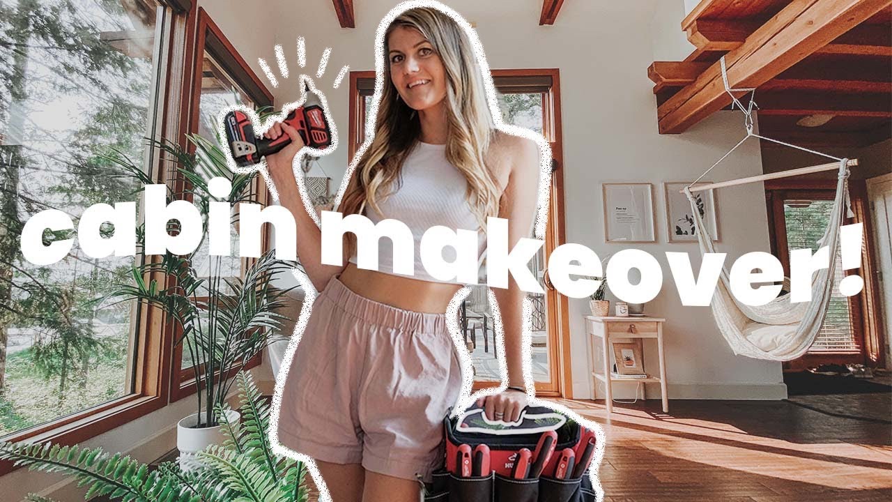 OUR CABIN MAKEOVER 🌿 decorating our cottage in the woods! + cottage decor ideas