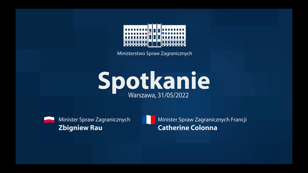 Wizyta Minister do Spraw Europy i Zagranicznych Republiki Francuskiej - Catherine Colonna