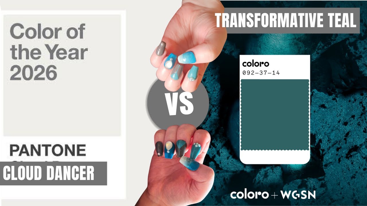 Color of the Year Face Off Nails