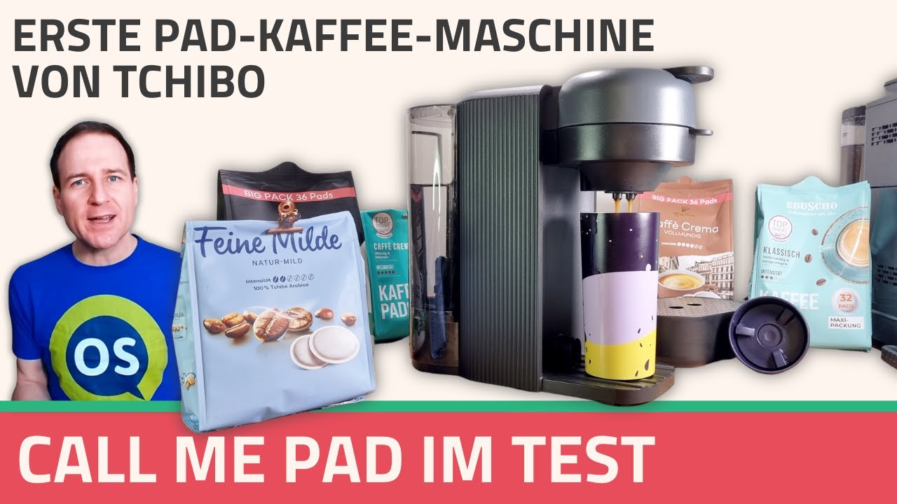 CALL ME PAD im Test - erste Pad-Kaffee-Maschine von Tchibo