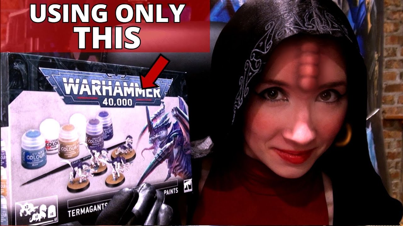Painting for Beginners! Using ONLY Termagants & Ripper Swarm + Paints Set