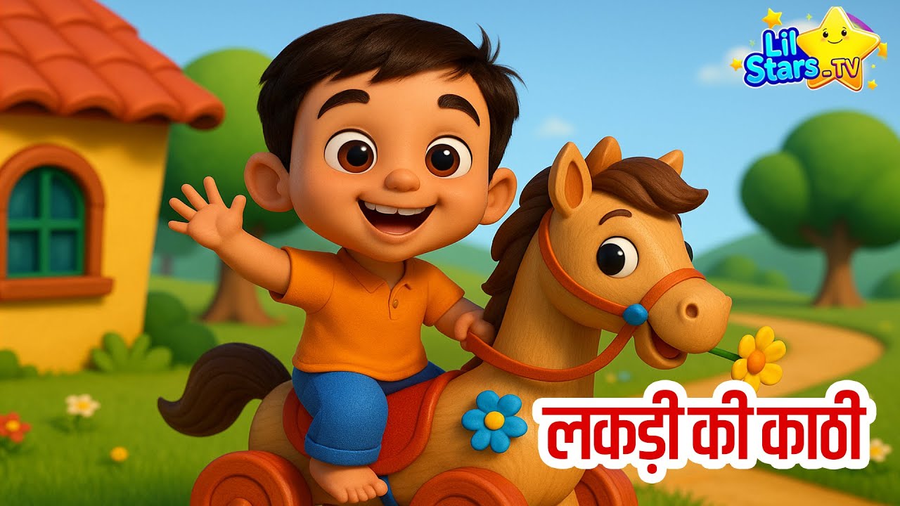 Lakdi Ki Kathi | Popular Kids Rhyme | लकड़ी की काठी | Hindi Cartoon Song #lakdikikathi