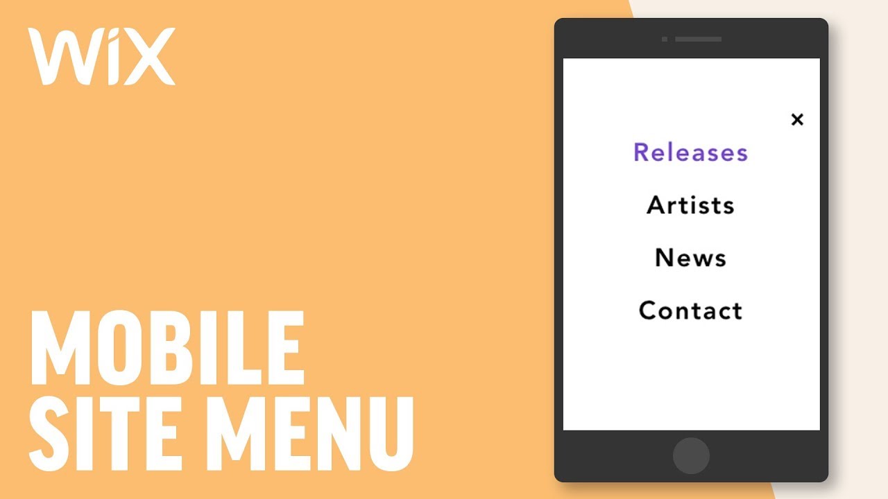 Mobile Site Menu | Wix Tutorial