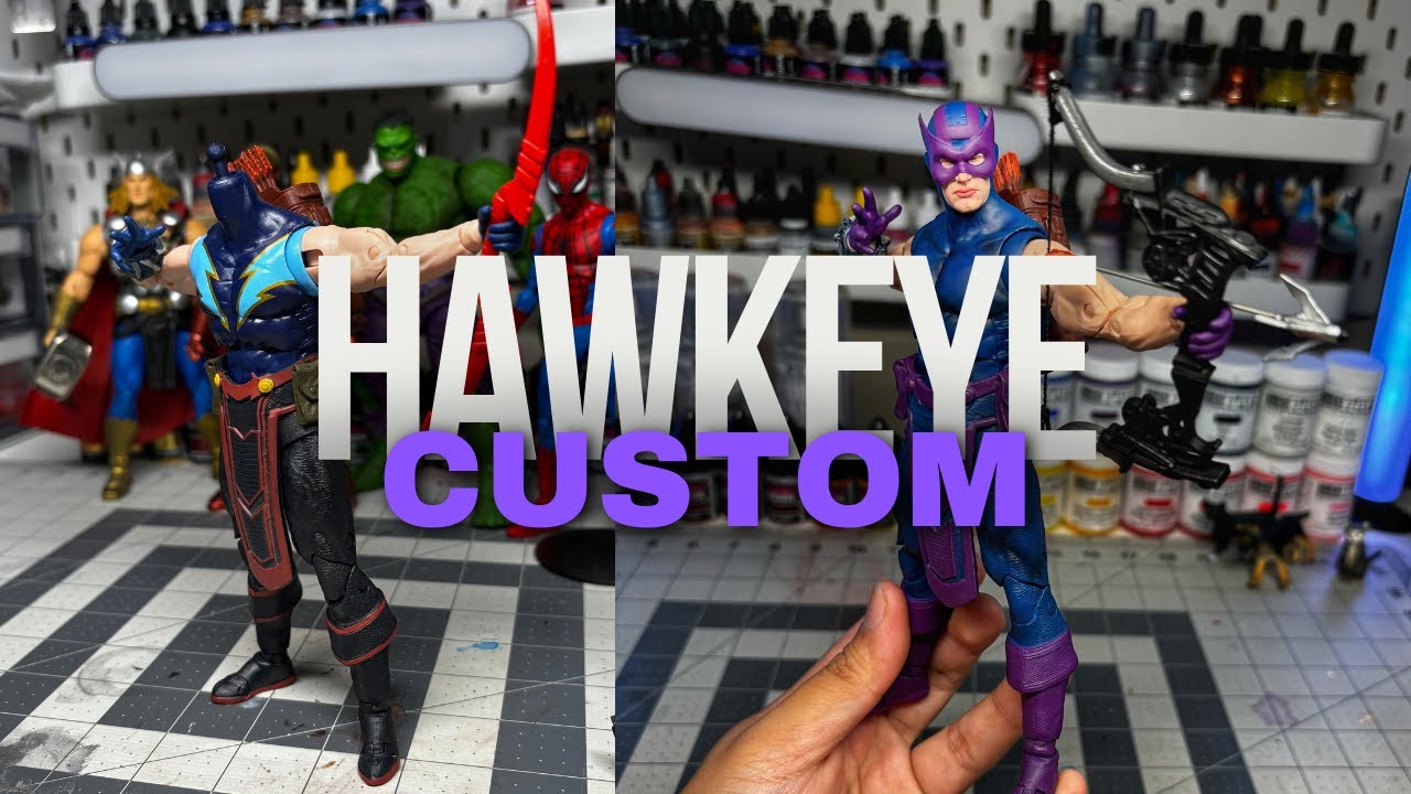 Custom McFarlane Hawkeye Action Figure